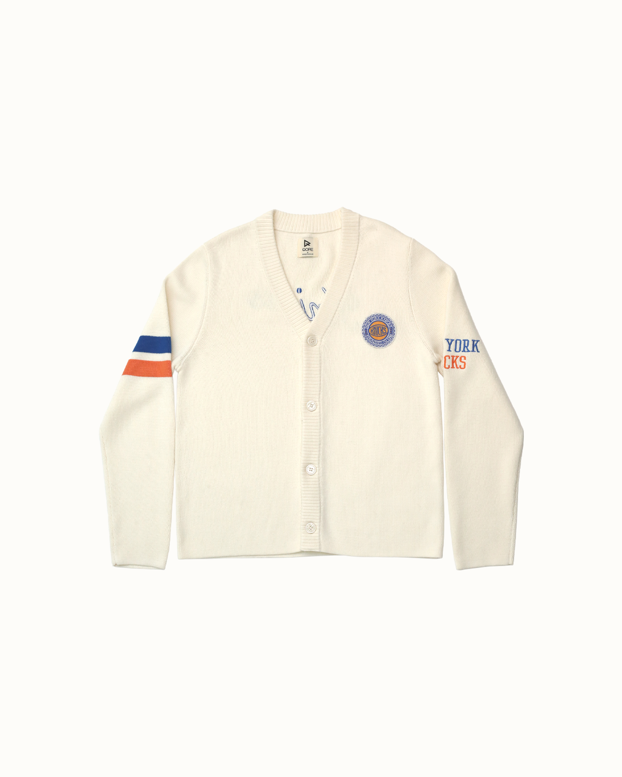 Archive No. 94 Waffle Knit Cardigan - NY Knicks