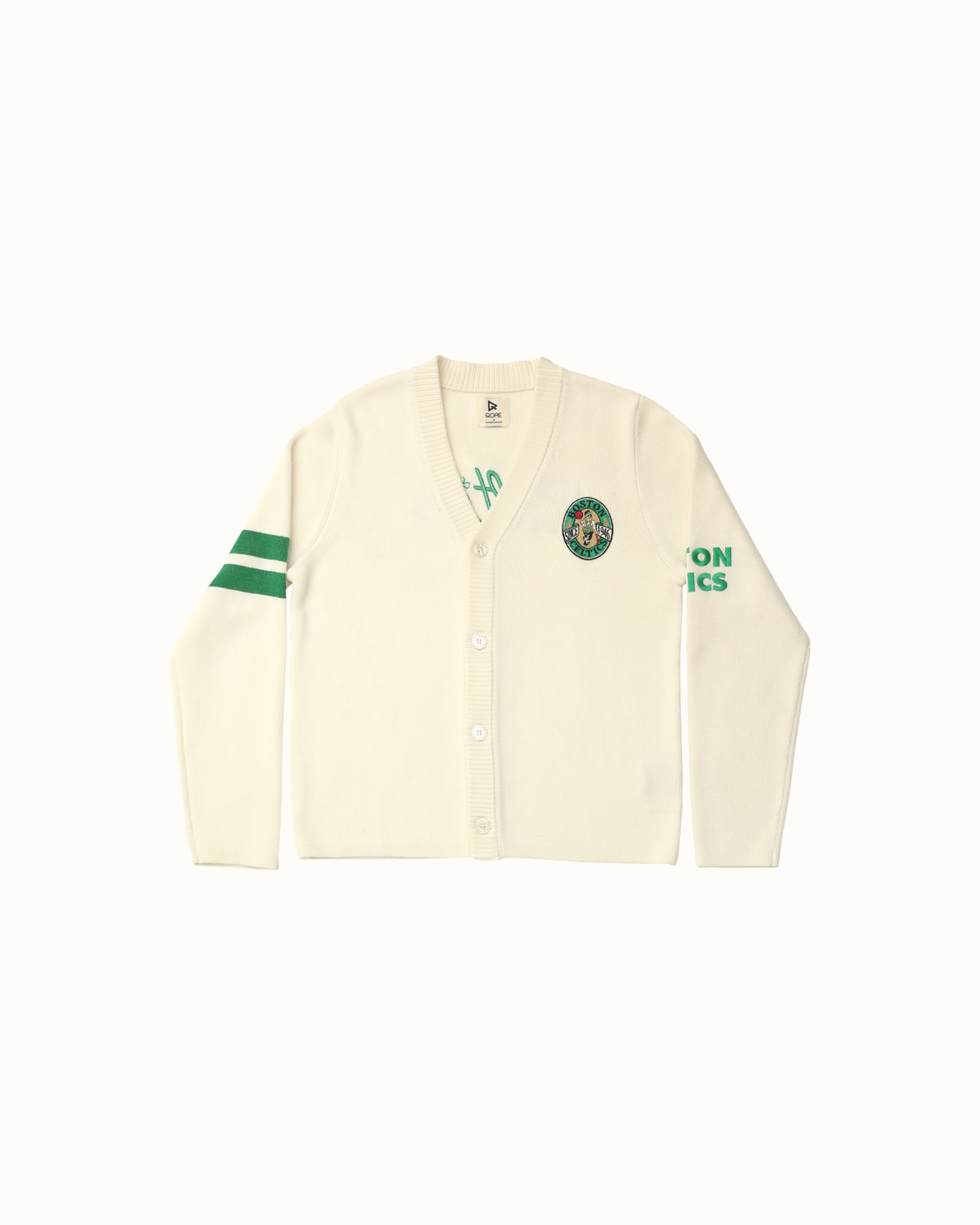 Archive No. 94 Waffle Cardigan - Boston Celtics