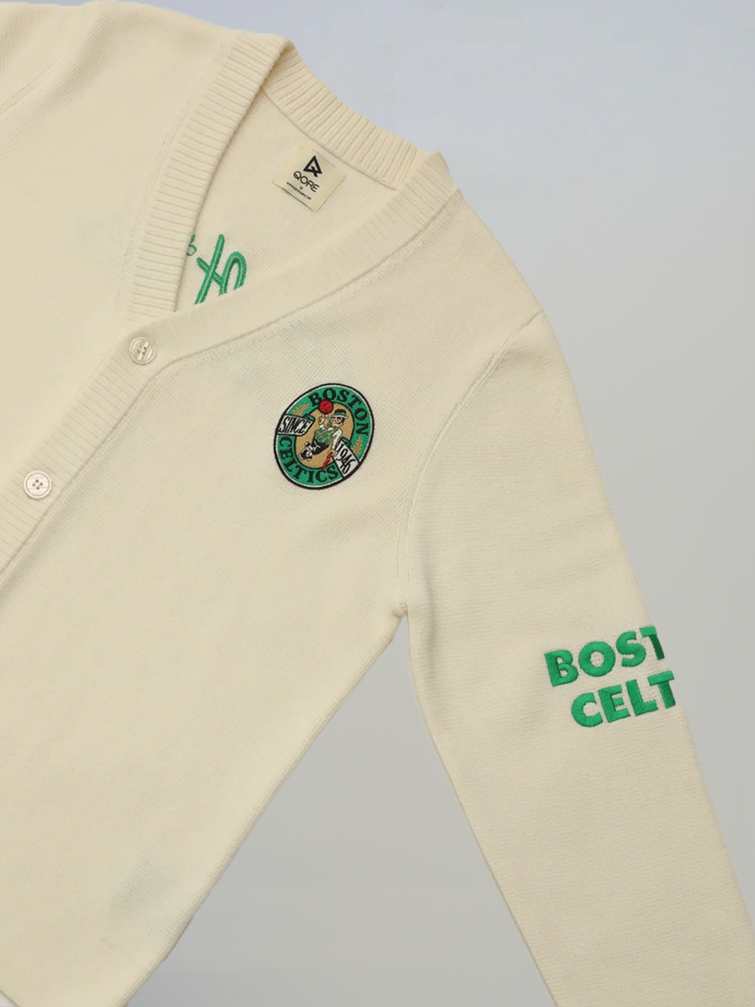 Archive No. 94 Waffle Cardigan - Boston Celtics