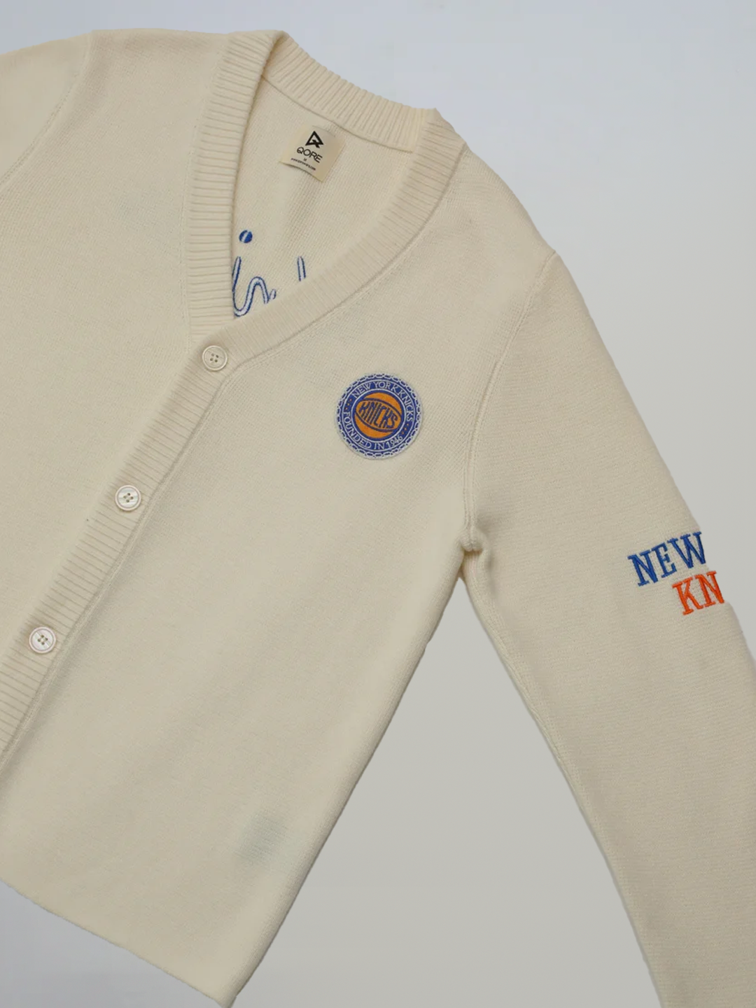 Archive No. 94 Waffle Knit Cardigan - NY Knicks