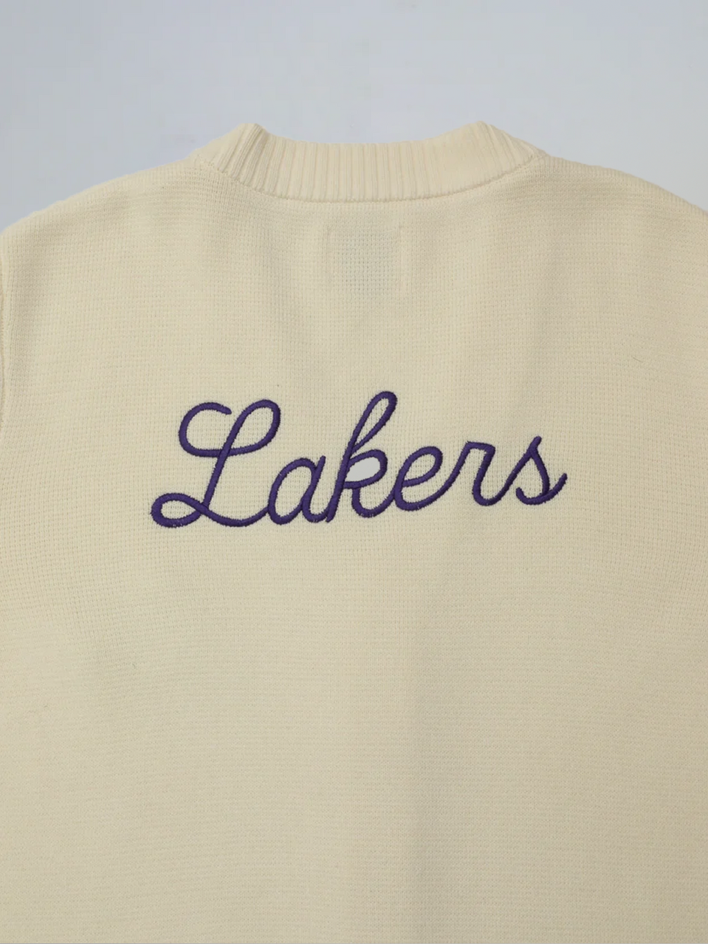 Archive No. 94 Waffle Cardigan - LA Lakers