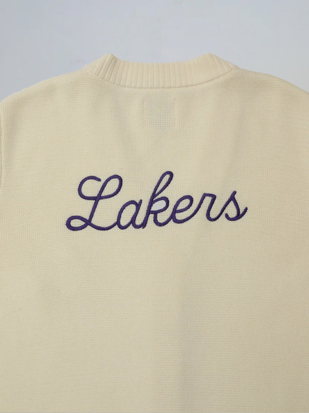 Archive No. 94 Waffle Cardigan - LA Lakers