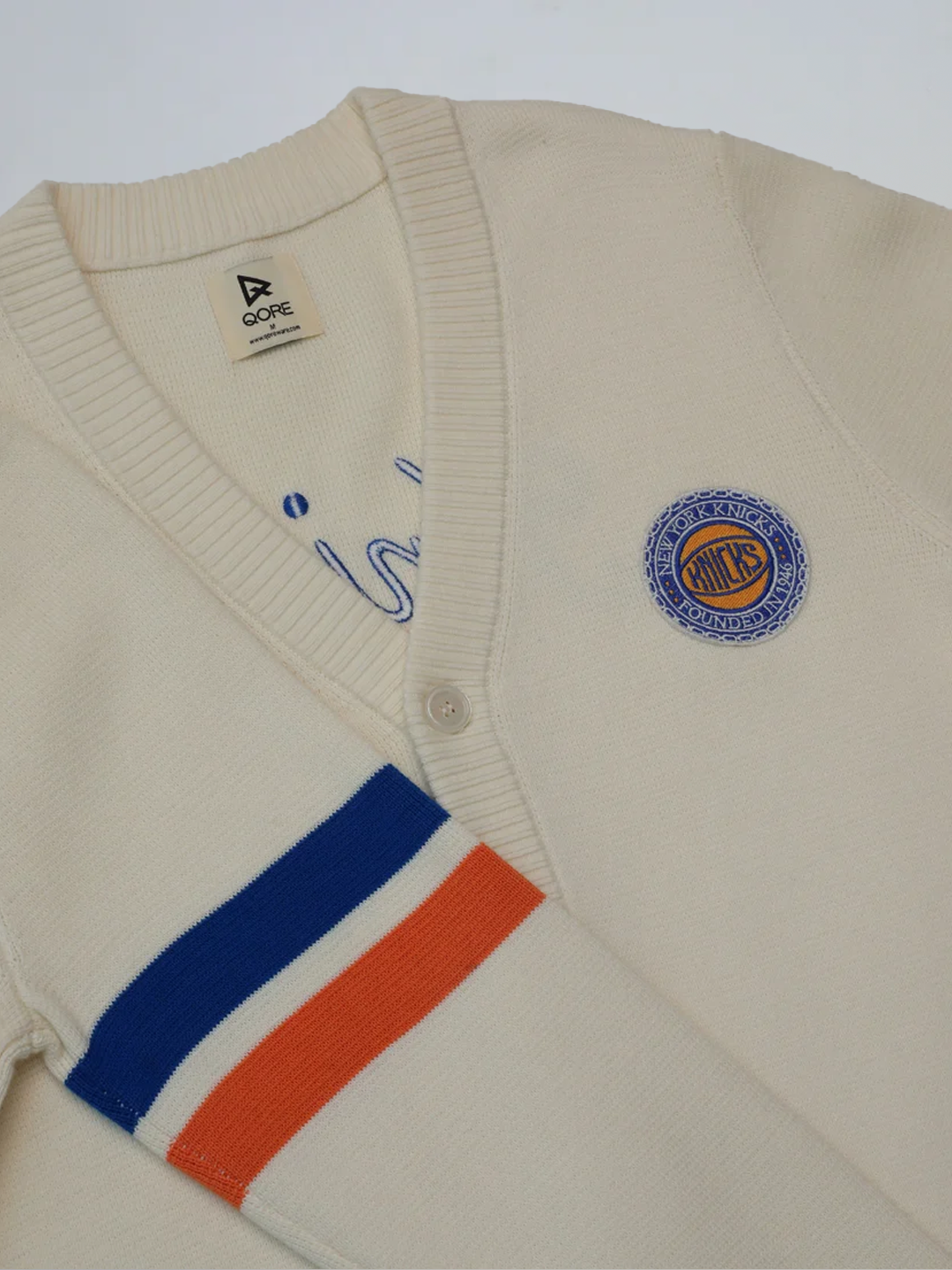 Archive No. 94 Waffle Knit Cardigan - NY Knicks
