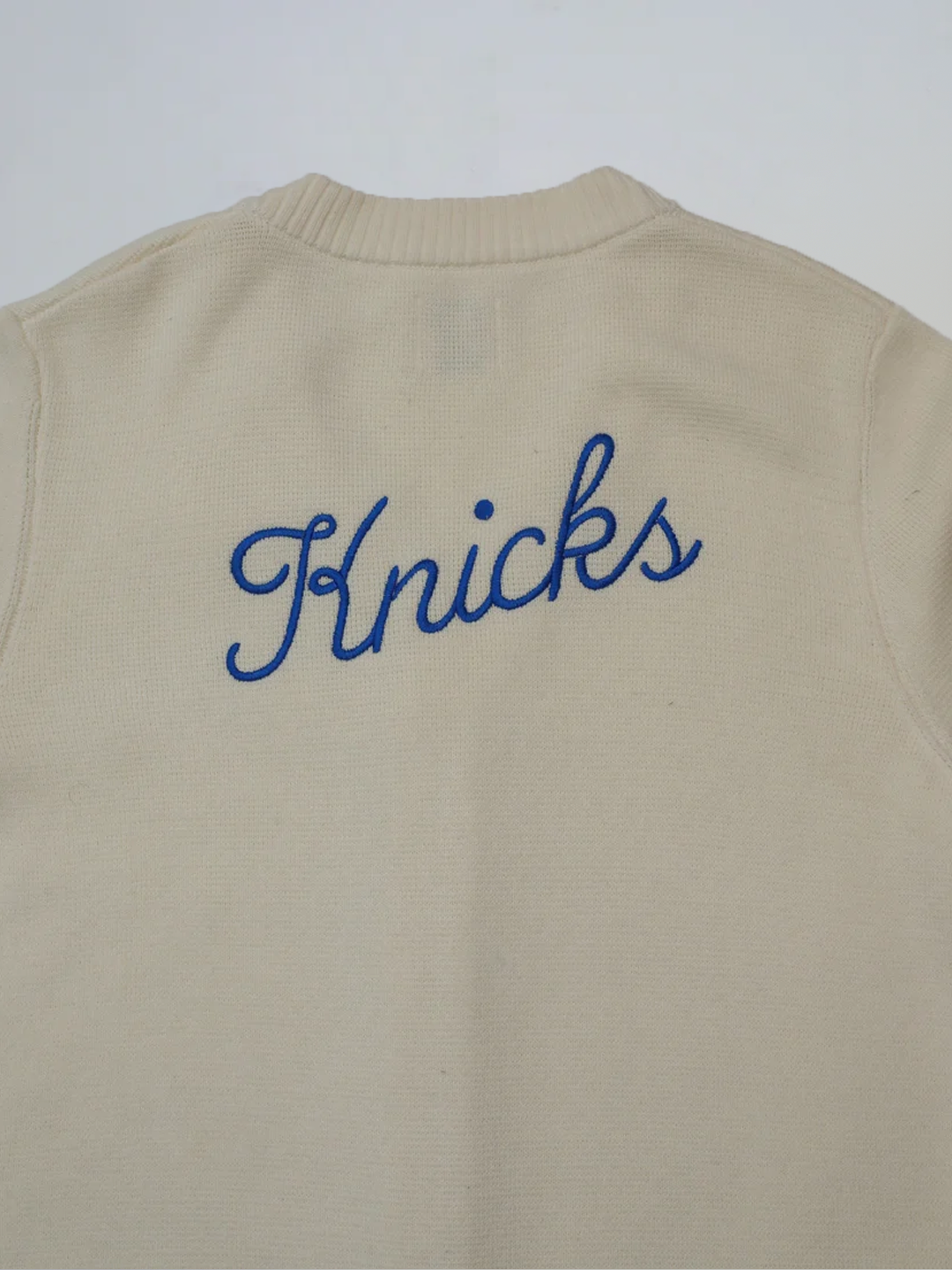 Archive No. 94 Waffle Knit Cardigan - NY Knicks