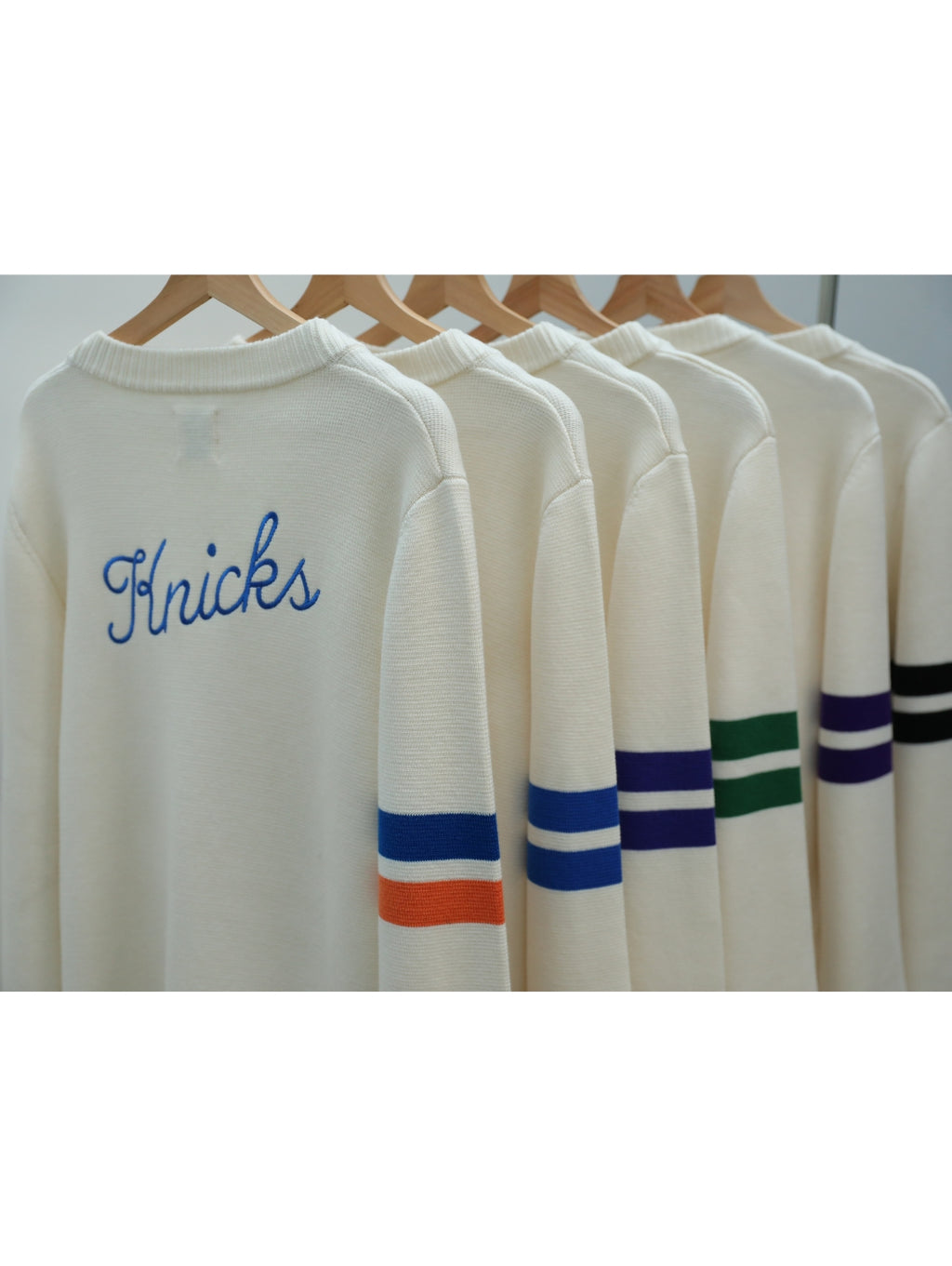 Archive No. 94 Waffle Knit Cardigan - NY Knicks