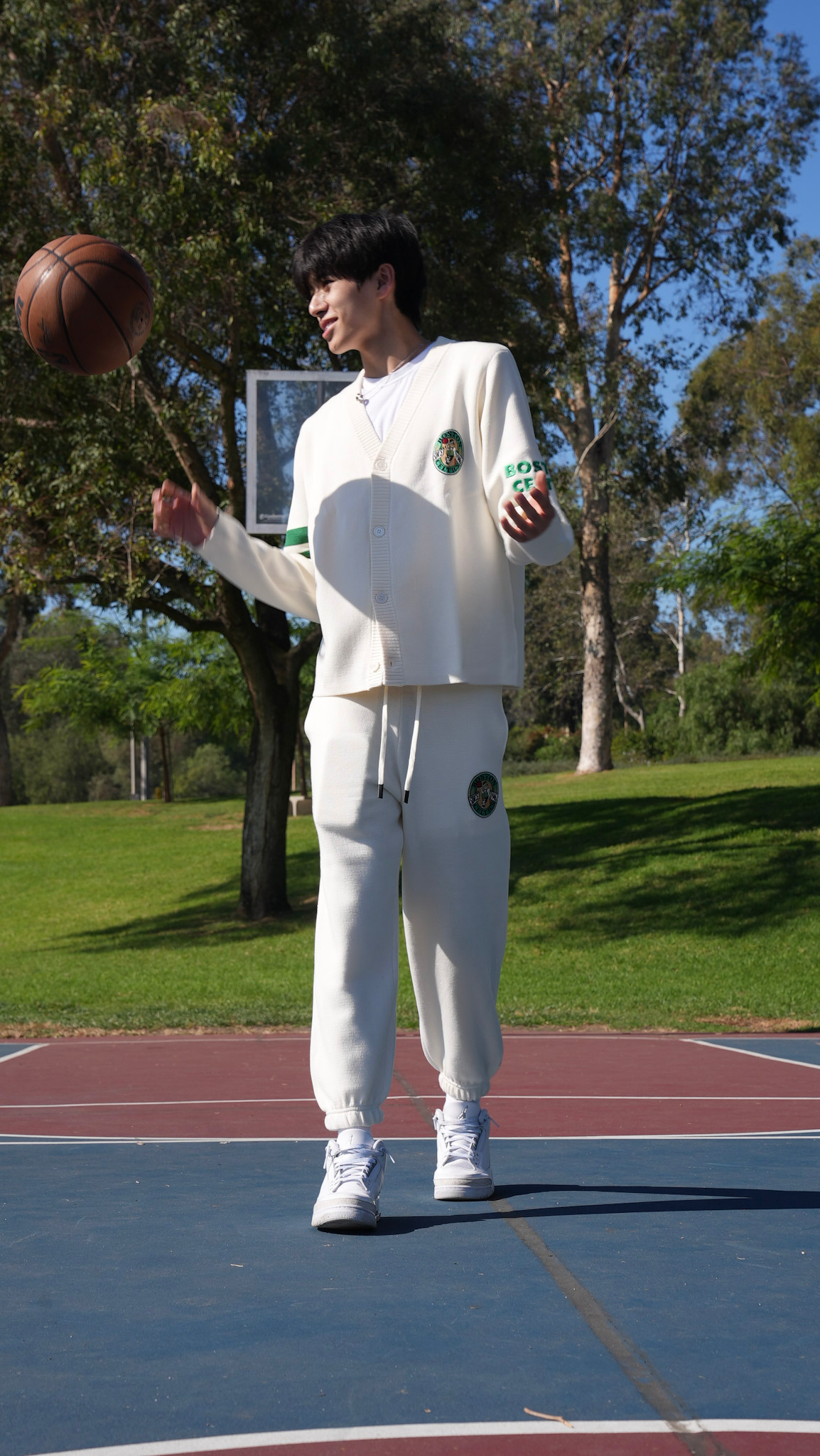 Archive No. 94 Waffle Cardigan - Boston Celtics