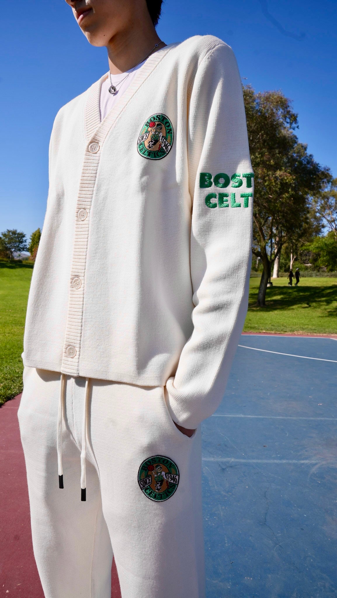 Archive No. 94 Signature Waffle Cardigan/Pant Set