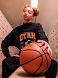 Utah Jazz Mock Neck Top